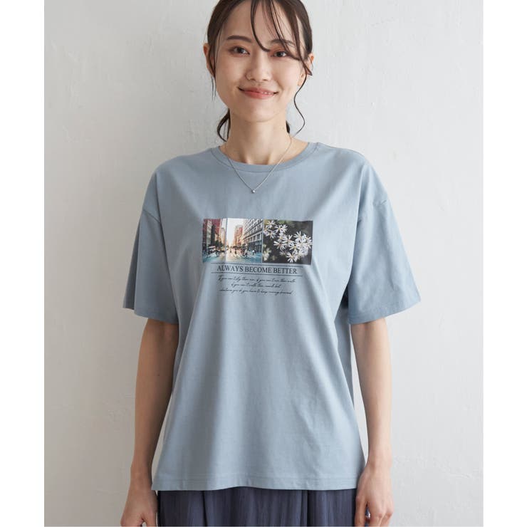 ロゴフォトプリントTシャツ | ikka  | 詳細画像30 