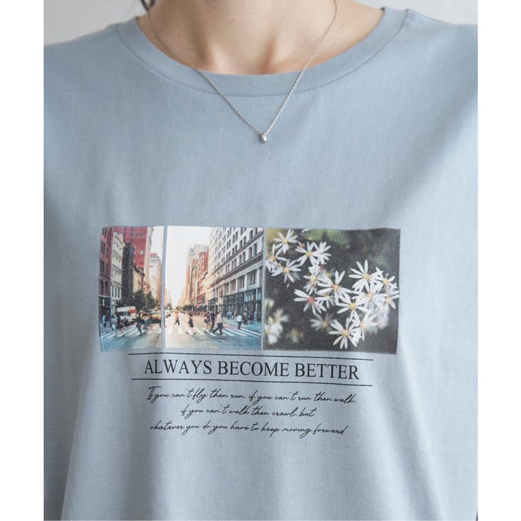 ロゴフォトプリントTシャツ | ikka  | 詳細画像36 