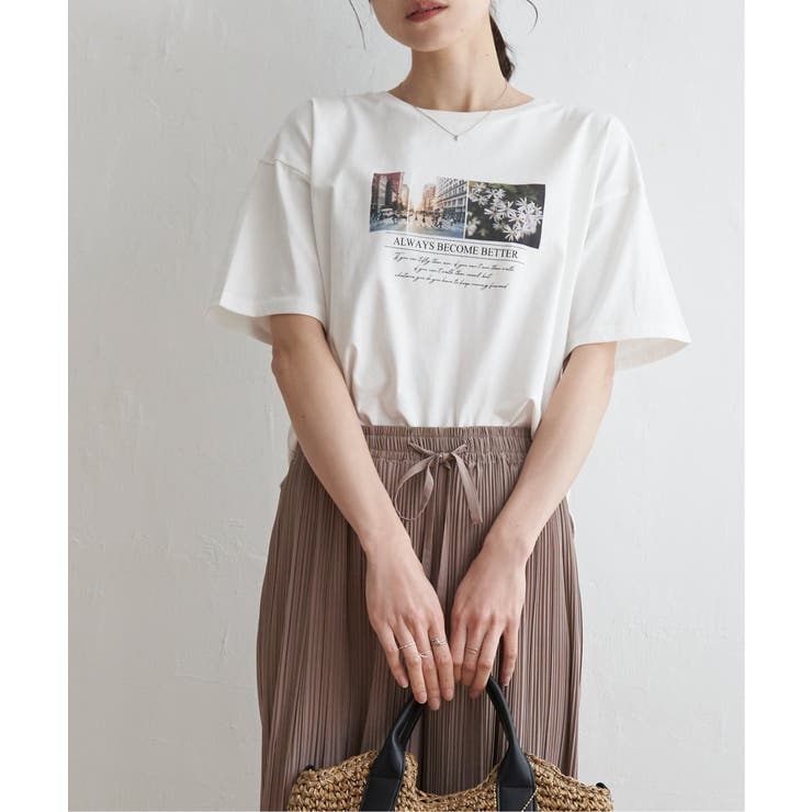ソノタA | ロゴフォトプリントTシャツ | ikka 