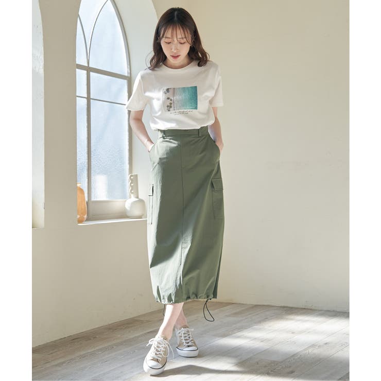 【雑誌InRed5月号掲載】ロゴフォトプリントTシャツ【親子コーデ】 | ikka  | 詳細画像4 