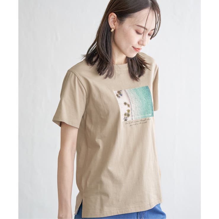 【雑誌InRed5月号掲載】ロゴフォトプリントTシャツ【親子コーデ】 | ikka  | 詳細画像28 