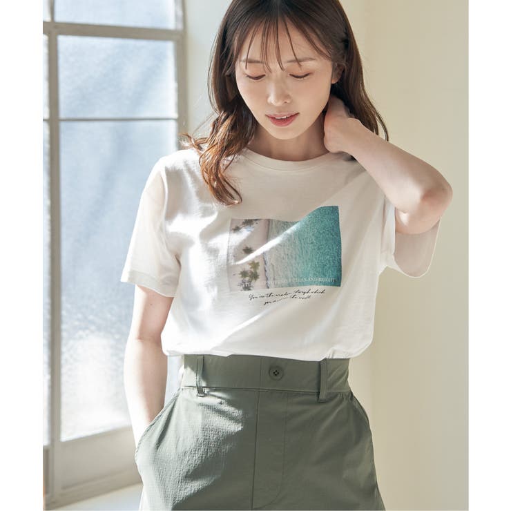 【雑誌InRed5月号掲載】ロゴフォトプリントTシャツ【親子コーデ】 | ikka  | 詳細画像2 