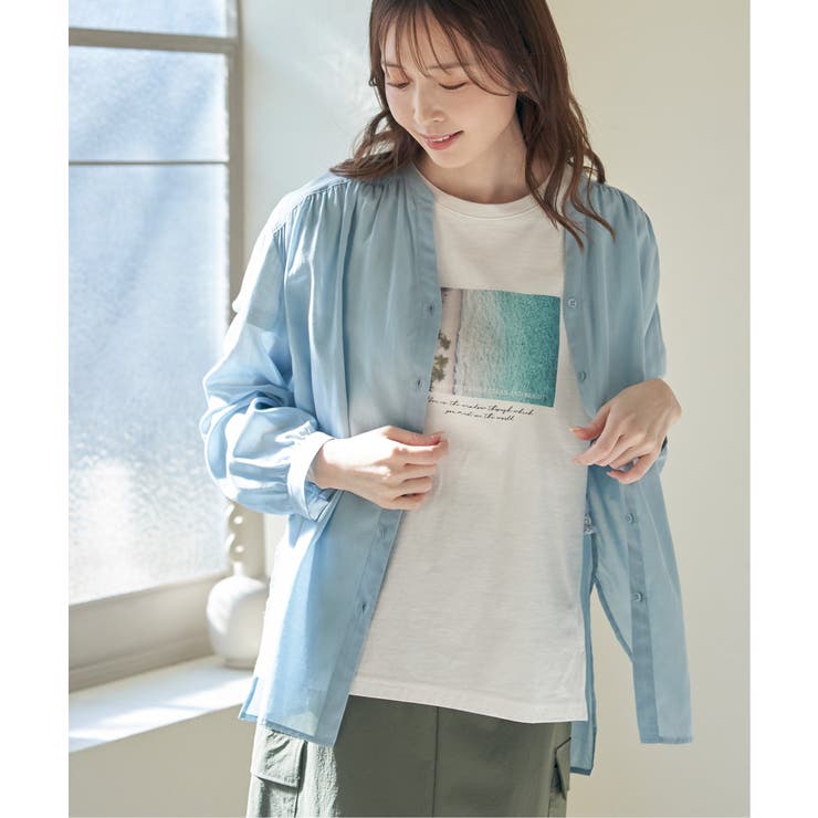 【雑誌InRed5月号掲載】ロゴフォトプリントTシャツ【親子コーデ】 | ikka  | 詳細画像3 