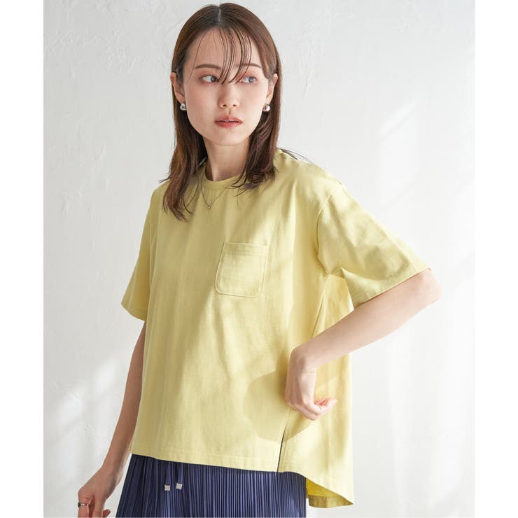 コットンUSA半袖ポケットTシャツ | ikka  | 詳細画像20 