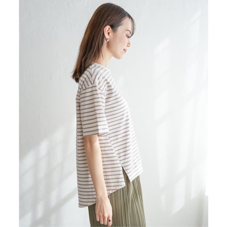 コットンUSA半袖ポケットTシャツ | ikka  | 詳細画像27 