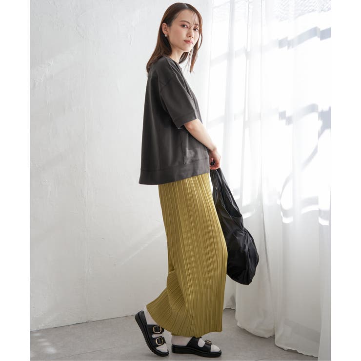 コットンUSAミニ裏毛半袖Tシャツ | ikka  | 詳細画像11 