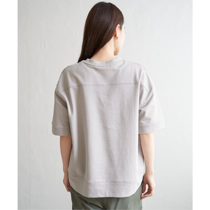 コットンUSAミニ裏毛半袖Tシャツ | ikka  | 詳細画像23 