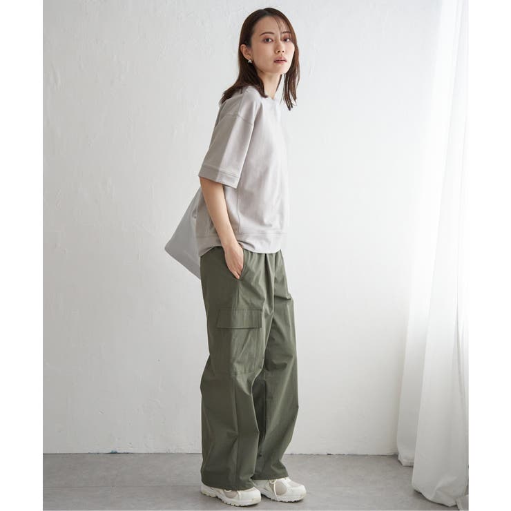 コットンUSAミニ裏毛半袖Tシャツ | ikka  | 詳細画像3 