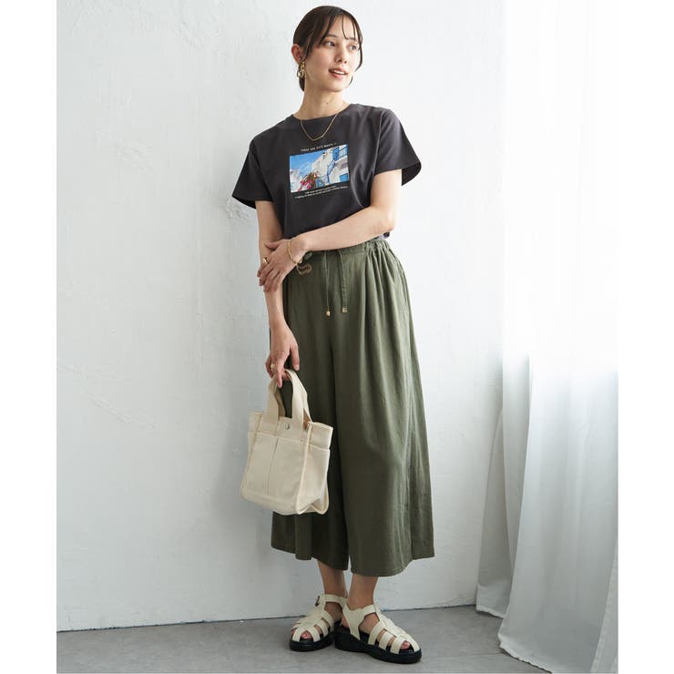 冷感ロゴフォトプリントTシャツ | ikka  | 詳細画像10 