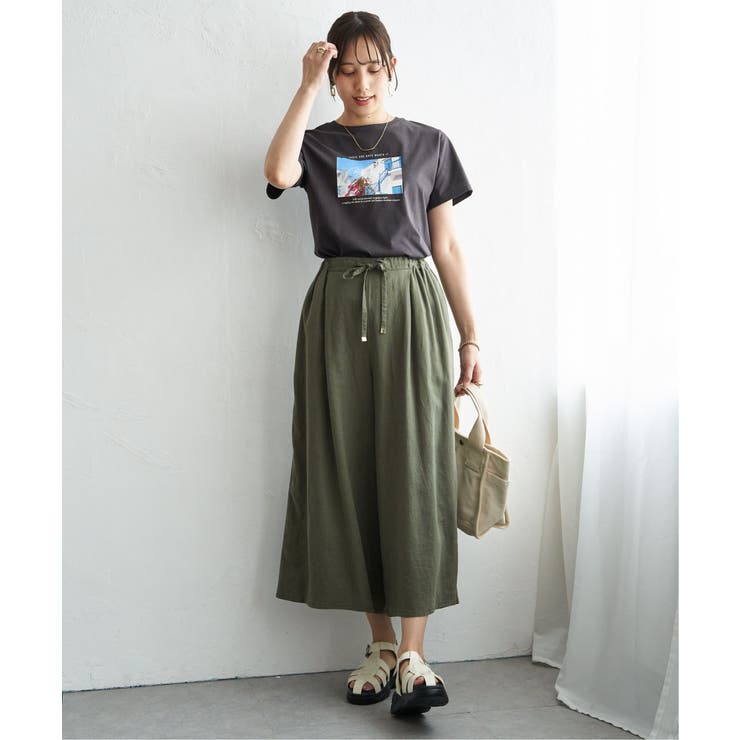 冷感ロゴフォトプリントTシャツ | ikka  | 詳細画像11 