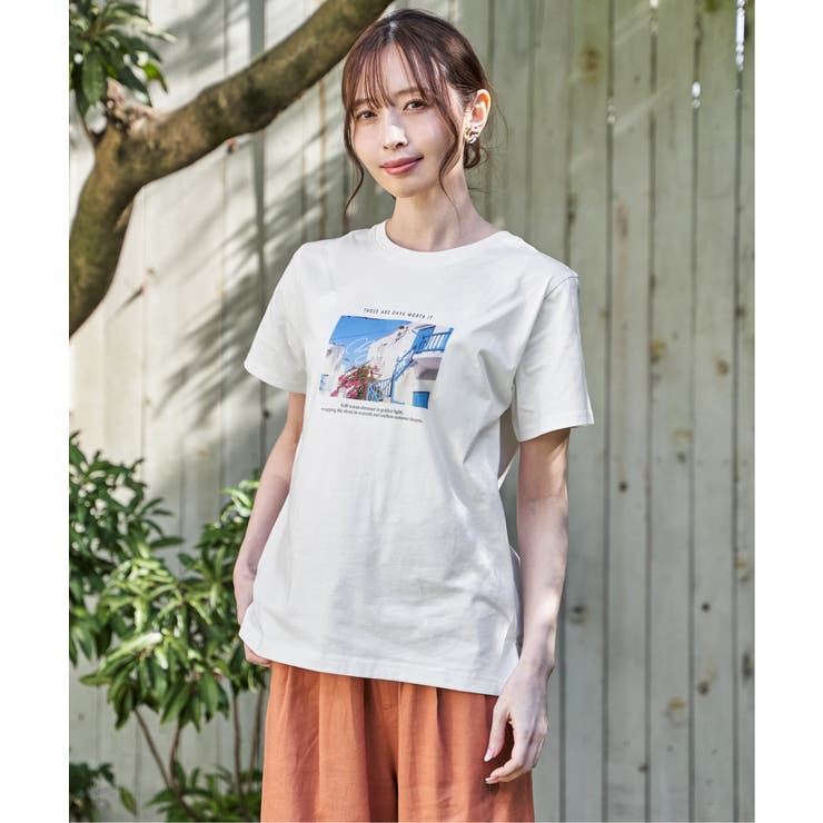冷感ロゴフォトプリントTシャツ | ikka  | 詳細画像13 