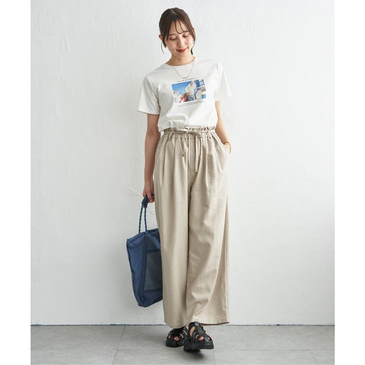 冷感ロゴフォトプリントTシャツ | ikka  | 詳細画像19 