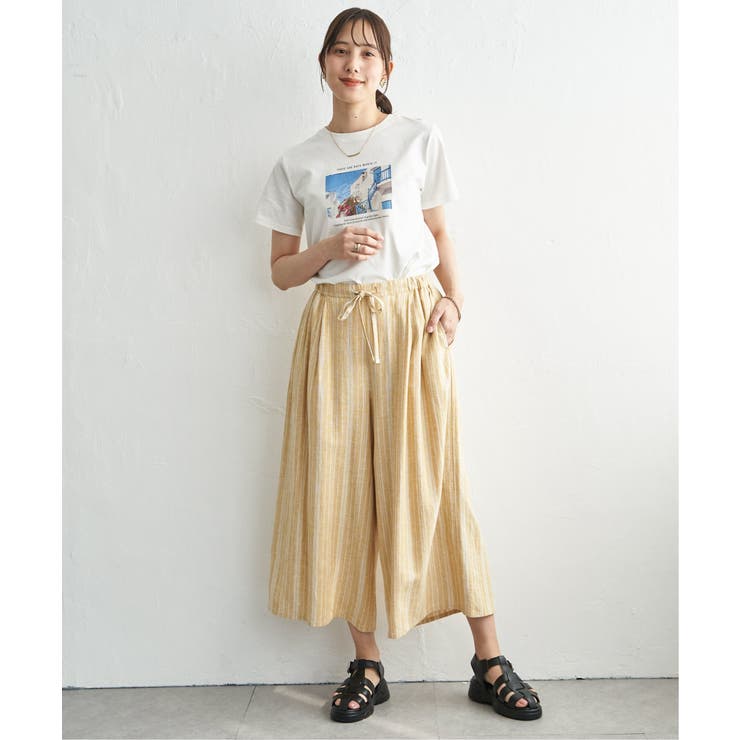 冷感ロゴフォトプリントTシャツ | ikka  | 詳細画像22 