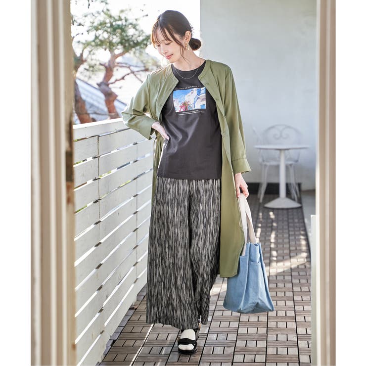 冷感ロゴフォトプリントTシャツ | ikka  | 詳細画像4 