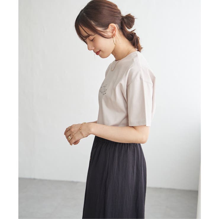 【接触冷感】ロゴフォトプリントTシャツ | ikka  | 詳細画像13 