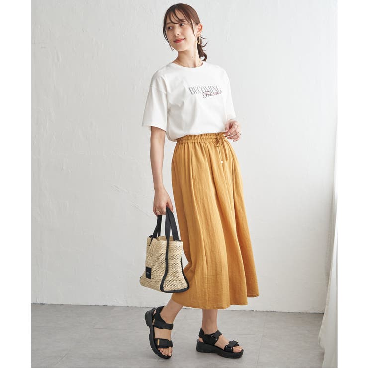 【接触冷感】ロゴフォトプリントTシャツ | ikka  | 詳細画像14 