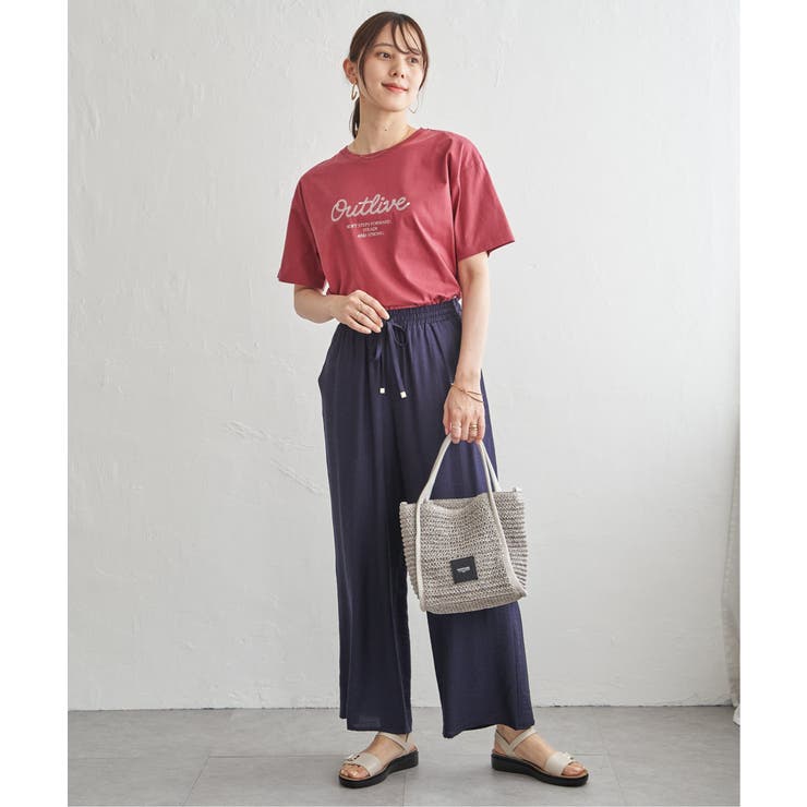 【接触冷感】ロゴフォトプリントTシャツ | ikka  | 詳細画像23 