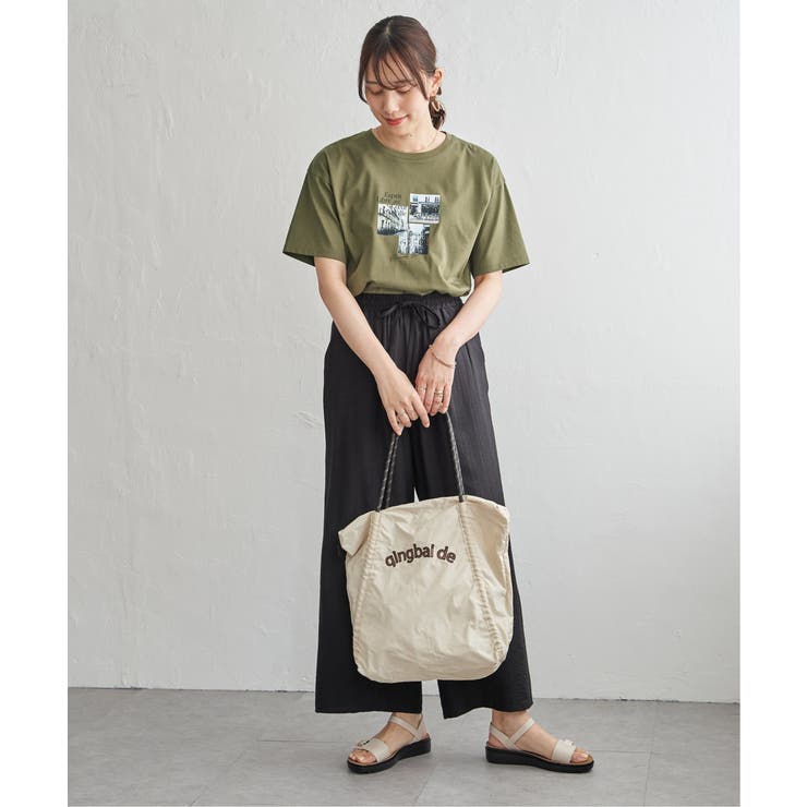 【接触冷感】ロゴフォトプリントTシャツ | ikka  | 詳細画像26 