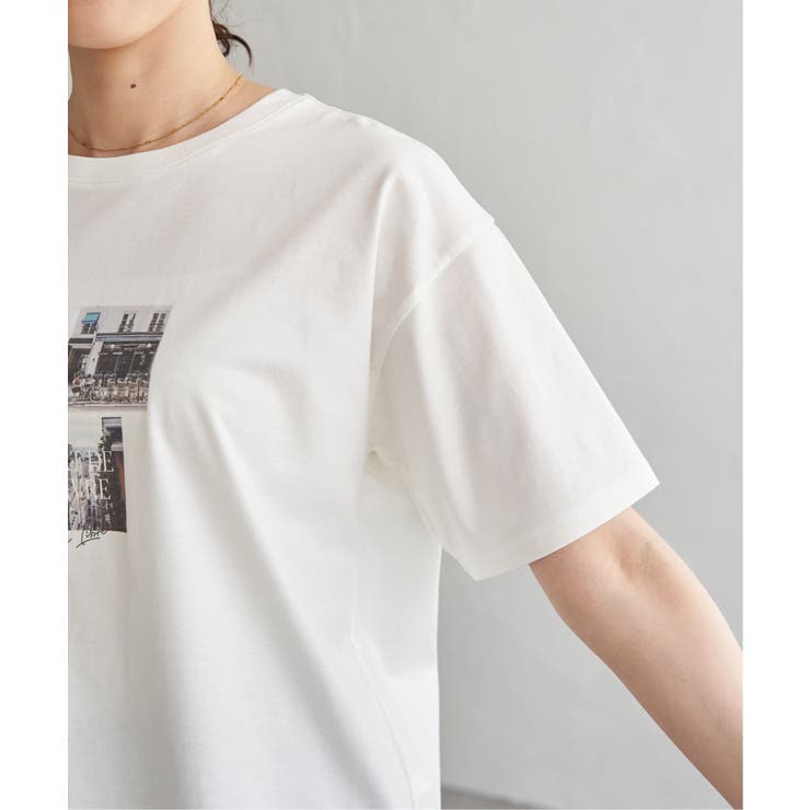 【接触冷感】ロゴフォトプリントTシャツ | ikka  | 詳細画像32 