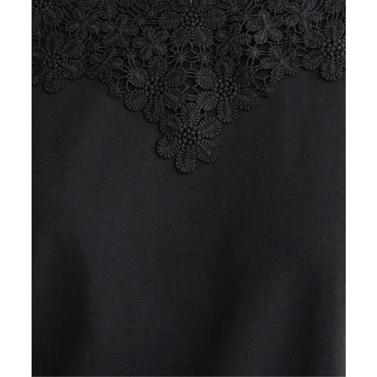 【接触冷感／UVカット】コットンUSA前後レースタンクトップ | ikka  | 詳細画像23 