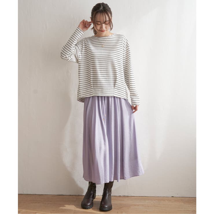 リップル裾タックプルオーバー | ikka  | 詳細画像2 