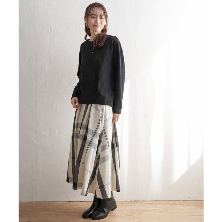 リップル裾タックプルオーバー | ikka  | 詳細画像4 