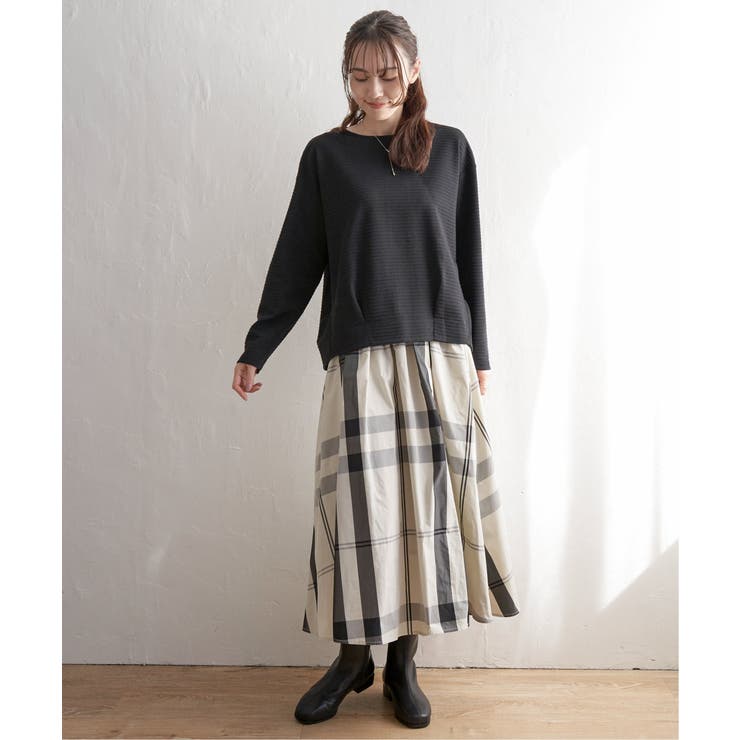 リップル裾タックプルオーバー | ikka  | 詳細画像5 