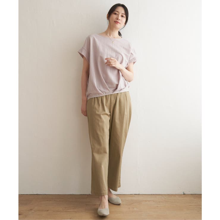 鹿の子前身タックプルオーバー | ikka  | 詳細画像10 