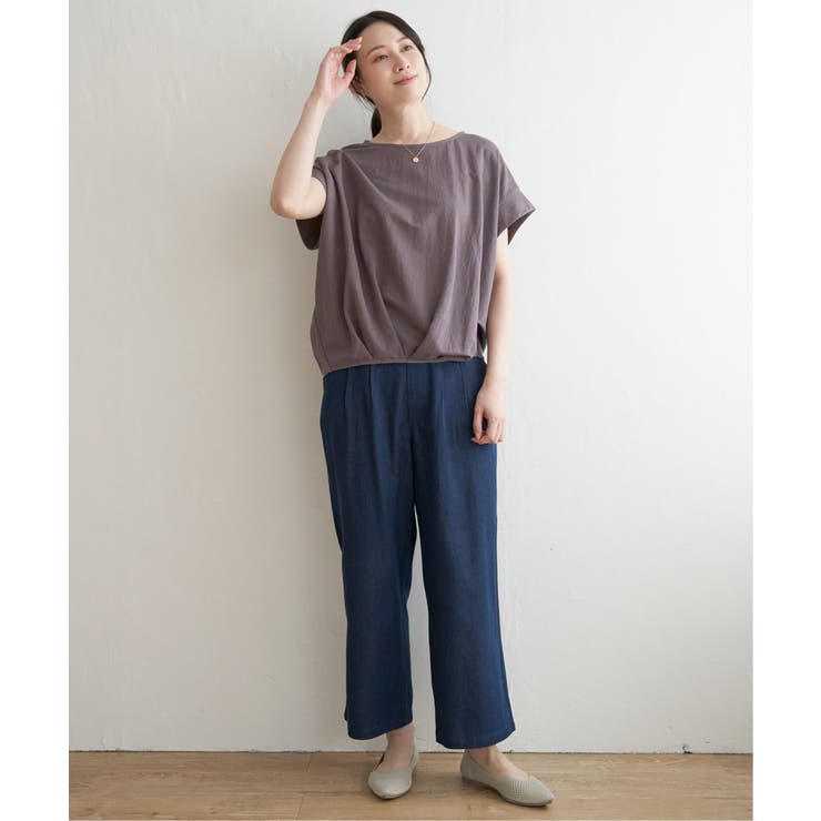 鹿の子前身タックプルオーバー | ikka  | 詳細画像12 