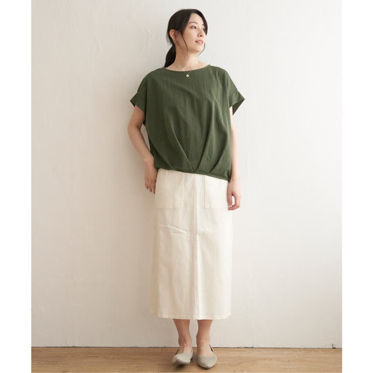 鹿の子前身タックプルオーバー | ikka  | 詳細画像2 