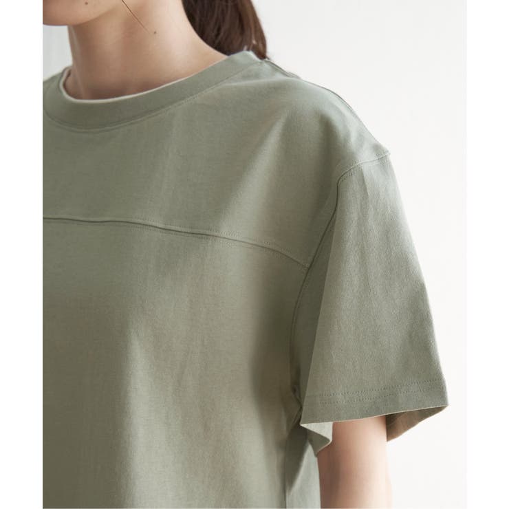 コットンUSA裾レイヤードTシャツ | ikka  | 詳細画像25 