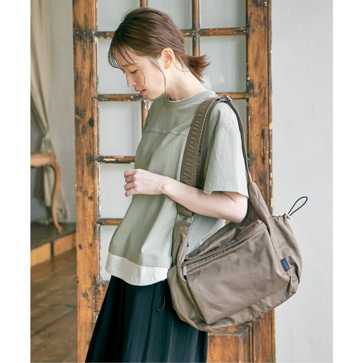 コットンUSA裾レイヤードTシャツ | ikka  | 詳細画像3 