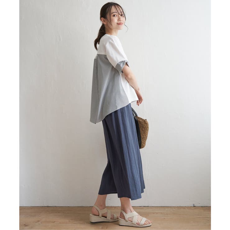 【親子コーデ】袖リボン切り替えプルオーバー  | ikka  | 詳細画像14 