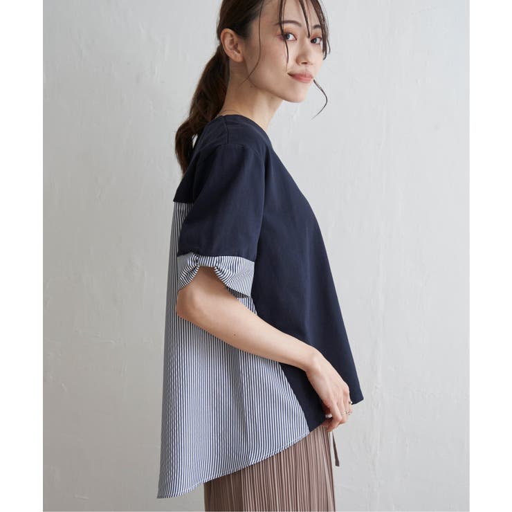 【親子コーデ】袖リボン切り替えプルオーバー  | ikka  | 詳細画像21 