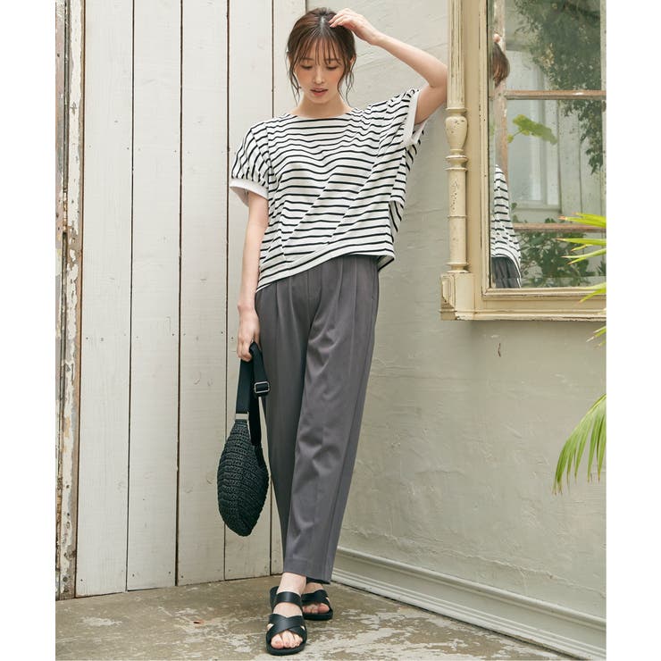 【接触冷感／親子コーデ】冷感ドルマンタックプルオーバー | ikka  | 詳細画像6 