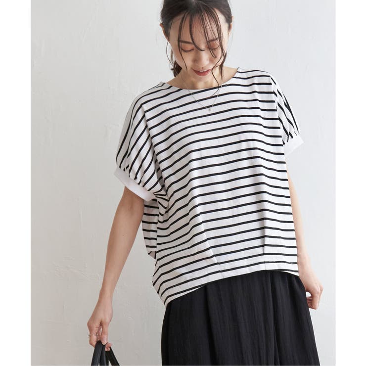 【接触冷感／親子コーデ】冷感ドルマンタックプルオーバー | ikka  | 詳細画像7 