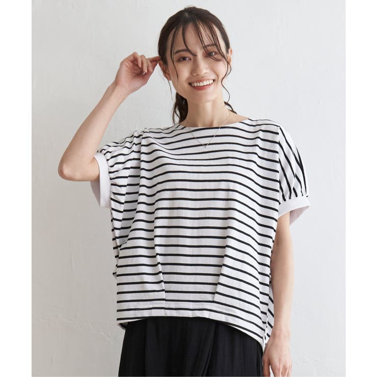 【接触冷感／親子コーデ】冷感ドルマンタックプルオーバー | ikka  | 詳細画像8 