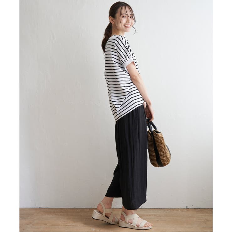 【接触冷感／親子コーデ】冷感ドルマンタックプルオーバー | ikka  | 詳細画像9 