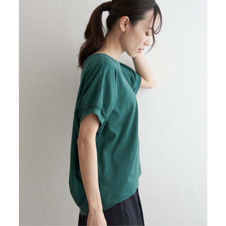 【接触冷感／親子コーデ】冷感ドルマンタックプルオーバー | ikka  | 詳細画像23 