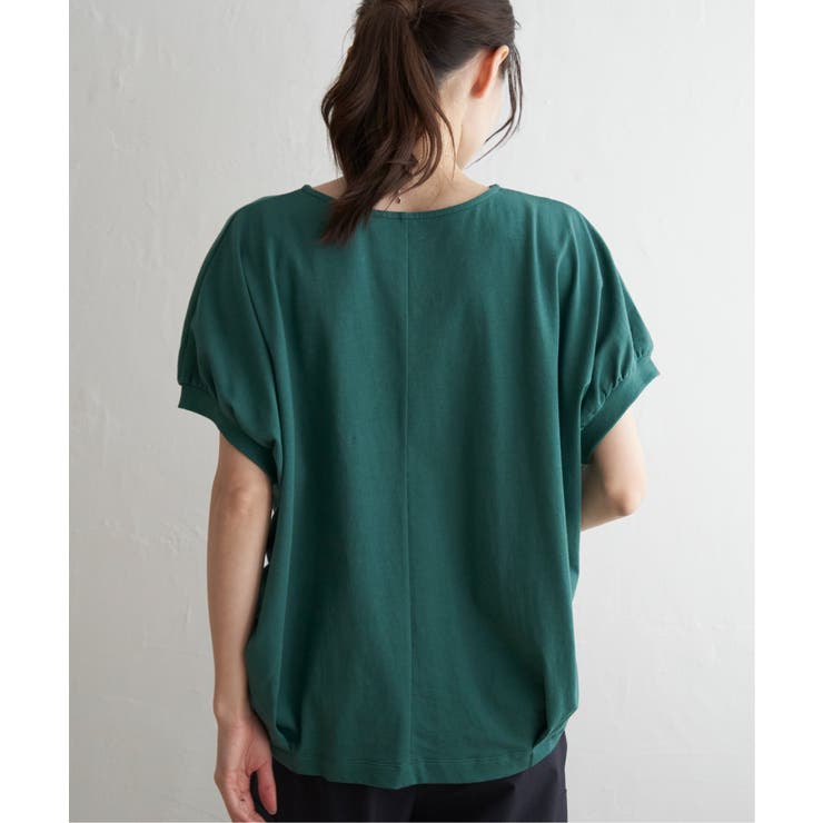 【接触冷感／親子コーデ】冷感ドルマンタックプルオーバー | ikka  | 詳細画像24 