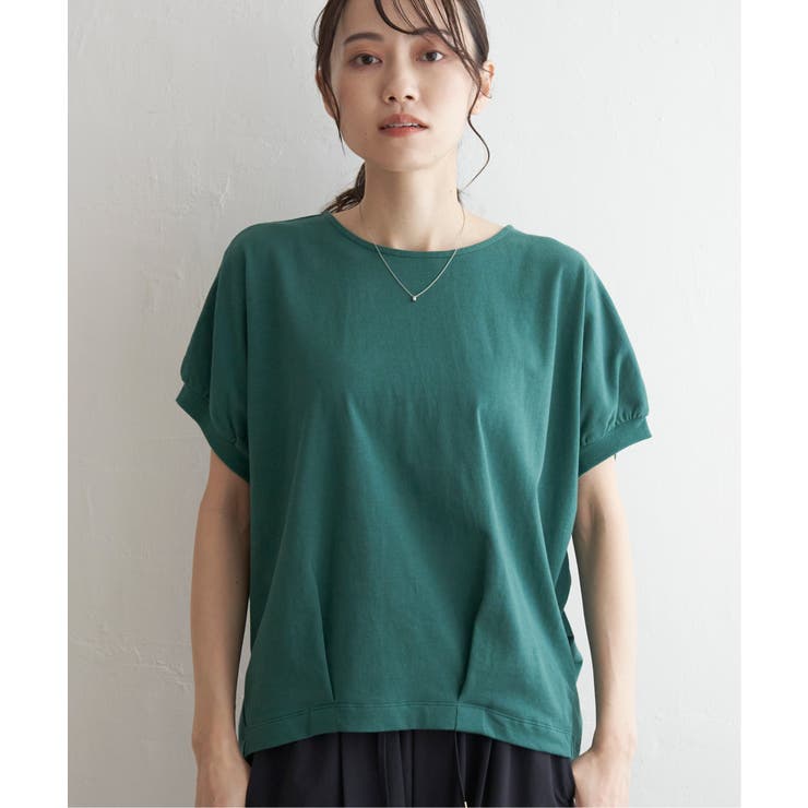 【接触冷感／親子コーデ】冷感ドルマンタックプルオーバー | ikka  | 詳細画像25 