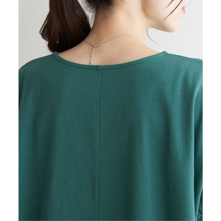 【接触冷感／親子コーデ】冷感ドルマンタックプルオーバー | ikka  | 詳細画像29 