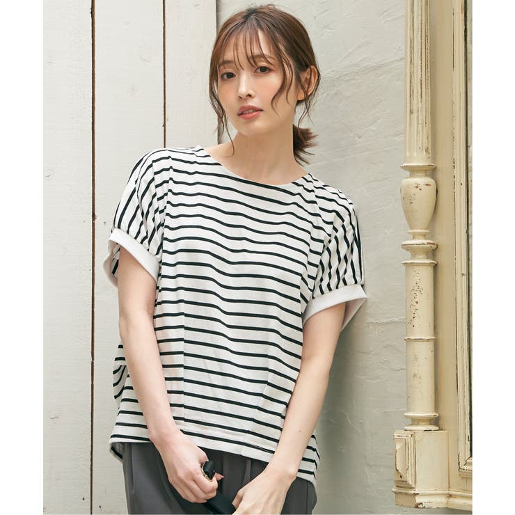 【接触冷感／親子コーデ】冷感ドルマンタックプルオーバー | ikka  | 詳細画像3 