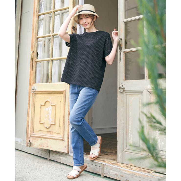 アイレットレースプルオーバー | ikka  | 詳細画像12