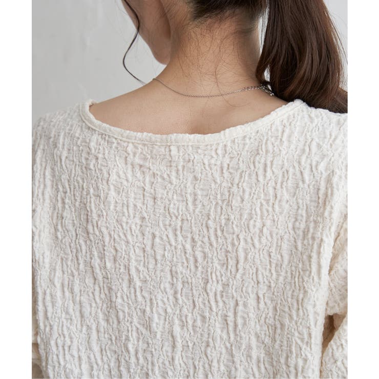 フクレ半袖プルオーバー | ikka  | 詳細画像16 