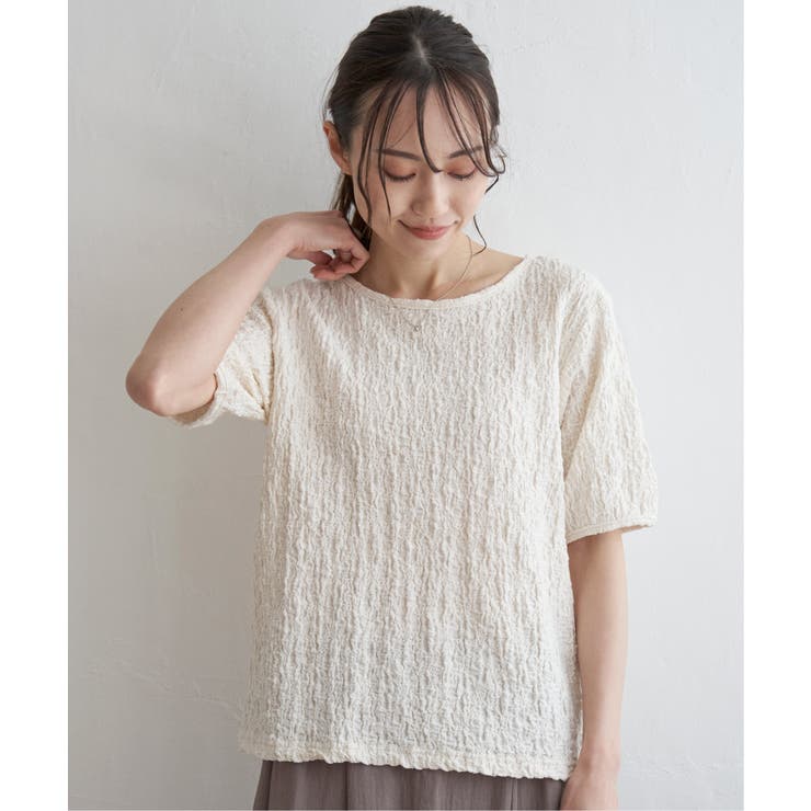 フクレ半袖プルオーバー | ikka  | 詳細画像3 