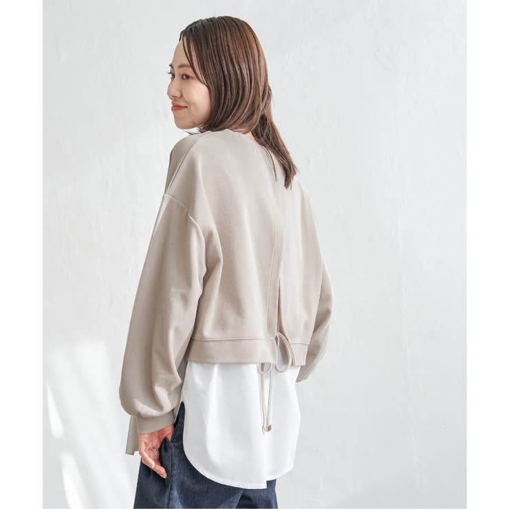 ポンチ切り替えレイヤードプルオーバー | ikka  | 詳細画像13 