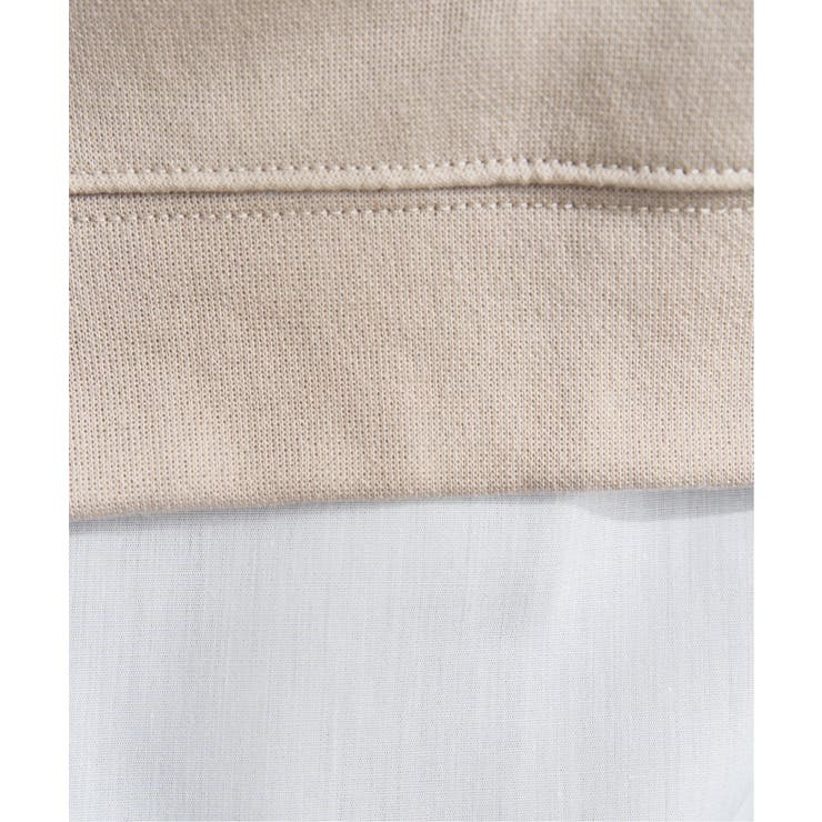 ポンチ切り替えレイヤードプルオーバー | ikka  | 詳細画像19 