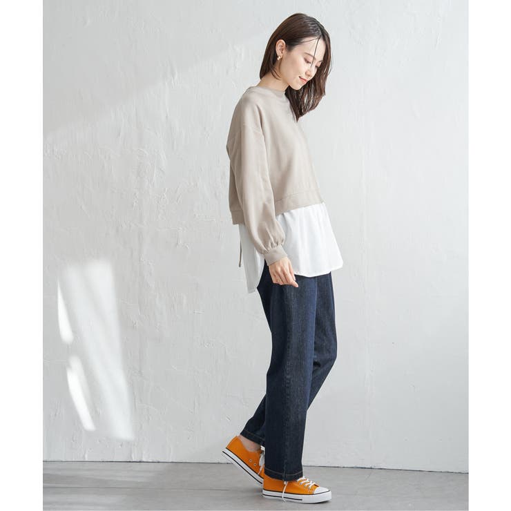 ポンチ切り替えレイヤードプルオーバー | ikka  | 詳細画像3 