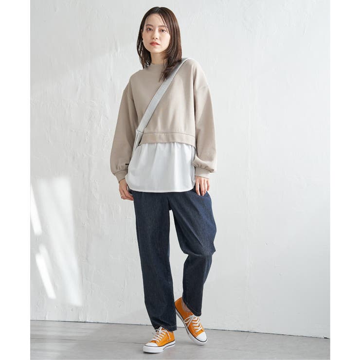 ポンチ切り替えレイヤードプルオーバー | ikka  | 詳細画像4 